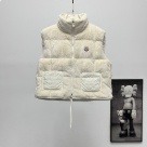 clothing Moncler Arques down wool vest White