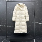 clothing Moncler long padded down coat White