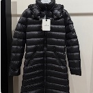 clothing Moncler long puffer jacket Black