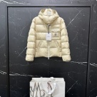 clothing Moncler puffer jacket Beige 002