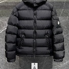 clothing Moncler puffer jacket Black 004
