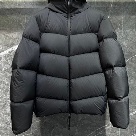 clothing Moncler puffer jacket Black 007