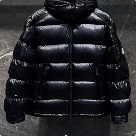 clothing Moncler puffer jacket Black 016