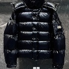 clothing Moncler puffer jacket Black 017