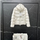 clothing Moncler puffer jacket White 002
