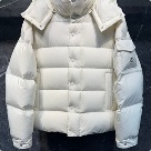 clothing Moncler puffer jacket White 005