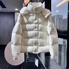 clothing Moncler puffer jacket White 009