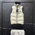 clothing Moncler puffer vest Beige 001