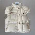 clothing Moncler puffer vest Beige 002