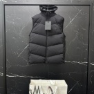 clothing Moncler puffer vest Black 002