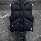 clothing Moncler puffer vest Black 003