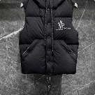clothing Moncler puffer vest Black 004