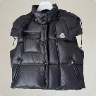 clothing Moncler puffer vest Black 006