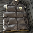clothing Moncler puffer vest Black 007