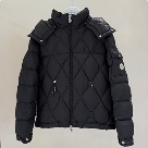 clothing Moncler quilted down jacket Black