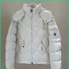 clothing Moncler quilted puffer jacket White