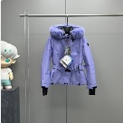 clothing hooded down jacket Blue