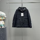 clothing puffer jacket Black 005