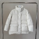 clothing puffer jacket White 001