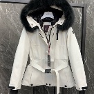 clothing short parka coat White