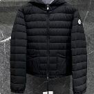 clothing Moncler hooded puffer jacket Black