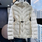 clothing Moncler hooded puffer jacket White 002