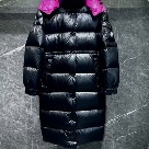 clothing Moncler long down jacket Black