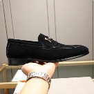 shoes Hermes loafer Black Size 38 44 002 Yupoo