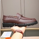 shoes Hermes Brown Size 38 44 Yupoo
