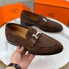 shoes Hermes loafer Brown Size 39 44 001 Yupoo