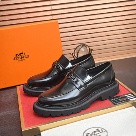 shoes Hermes men's loafer Black Size 38 44 004 Yupoo