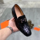 shoes Hermes men's loafer Black Size 38 47 Yupoo