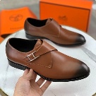 shoes Hermes men's monk strap Brown Size 39 44 Yupoo
