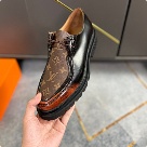 shoes Louis Vuitton casual moccasin loafers Black Yupoo