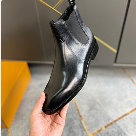 shoes Louis Vuitton chelsea boots Black 003 Yupoo