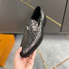 shoes Louis Vuitton classic loafer Black 001 Yupoo