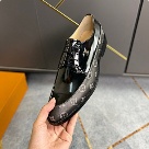 shoes Louis Vuitton dress shoes Black 001 Yupoo