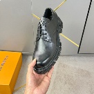 shoes Louis Vuitton Brogue Derby Black 002 Yupoo