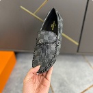 shoes Louis Vuitton driving loafer Black Yupoo