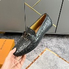 shoes Louis Vuitton driving loafer Black 003 Yupoo