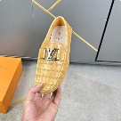 shoes Louis Vuitton driving loafer Tan Yupoo