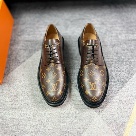 shoes Louis Vuitton formal derby shoes Brown Yupoo