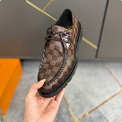 shoes Louis Vuitton lace up loafer Brown Yupoo