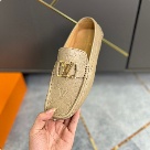 shoes Louis Vuitton loafer Beige Yupoo