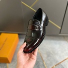 shoes Louis Vuitton loafer Black 013 Yupoo