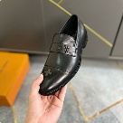 shoes Louis Vuitton loafer Black 015 Yupoo
