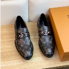 shoes Louis Vuitton loafer Black 036 Yupoo