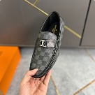 shoes Louis Vuitton loafer Black 040 Yupoo