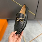 shoes Louis Vuitton loafer Black 041 Yupoo