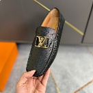shoes Louis Vuitton loafer Black 042 Yupoo